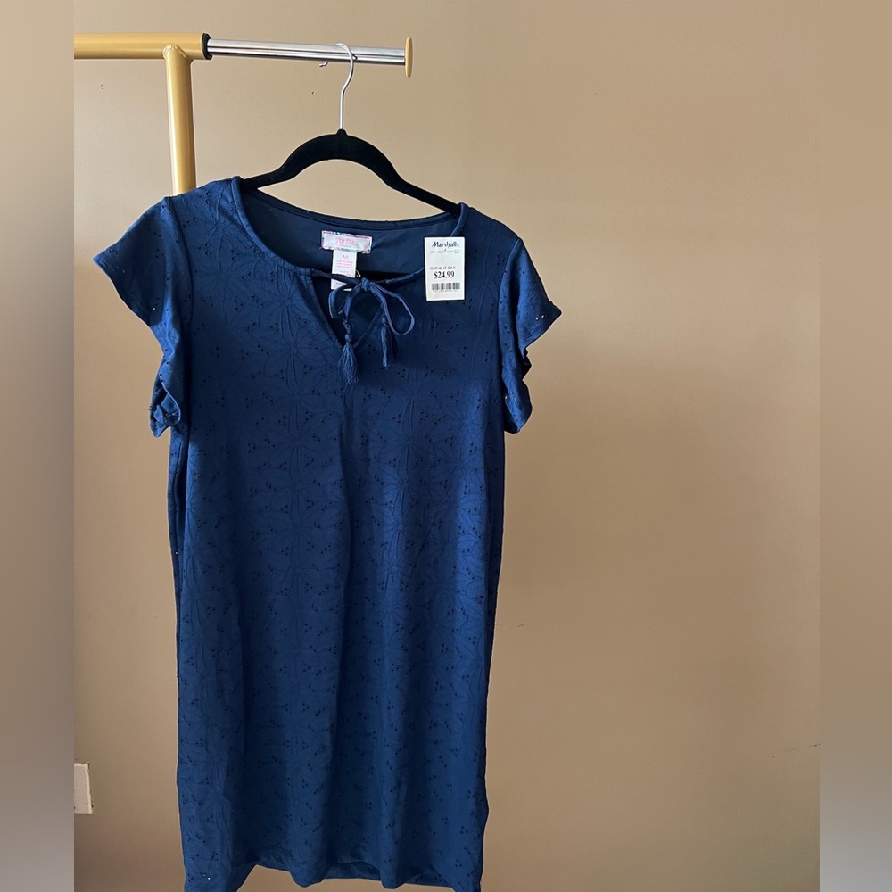 Navy blue dress